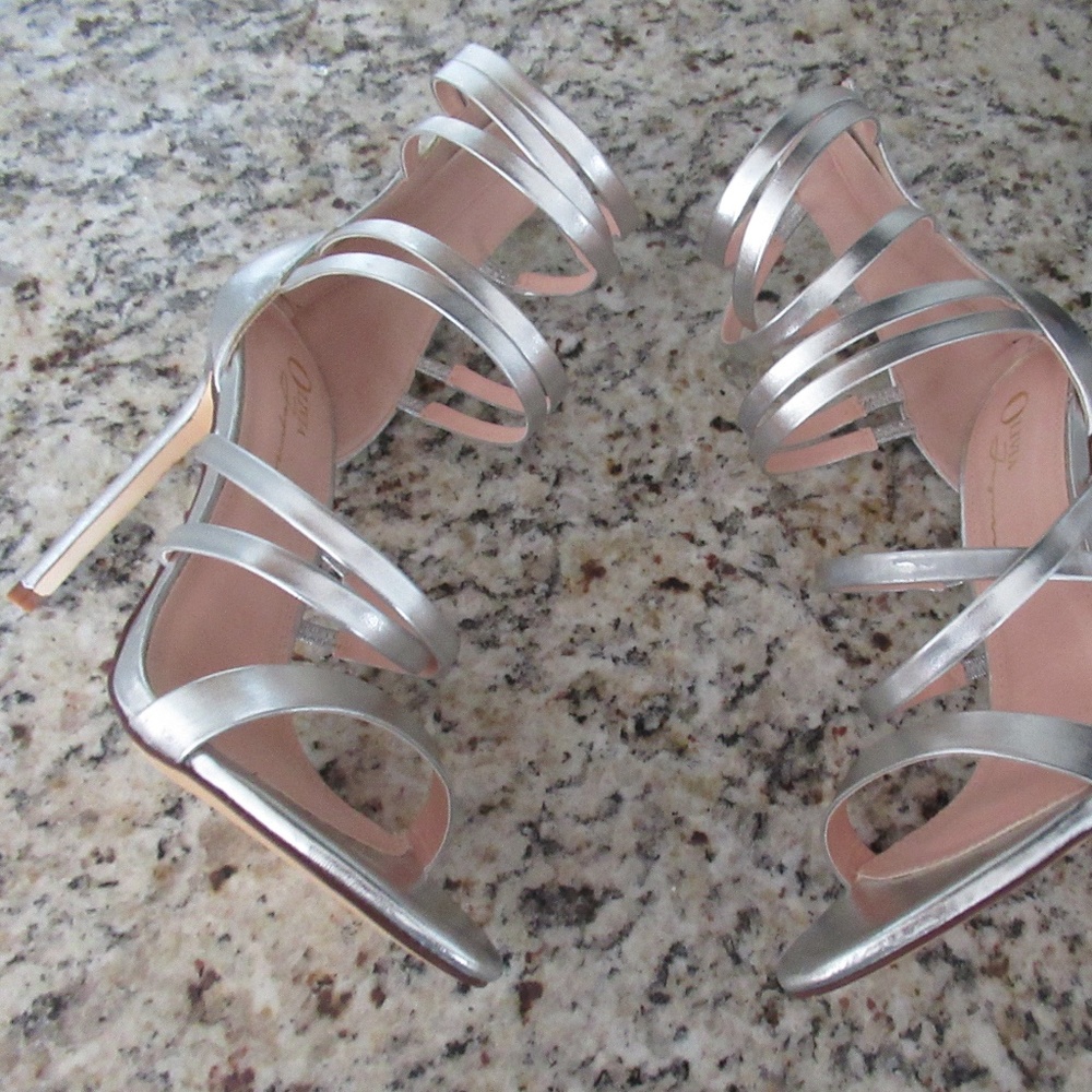 Silver Heels Size 6.5
